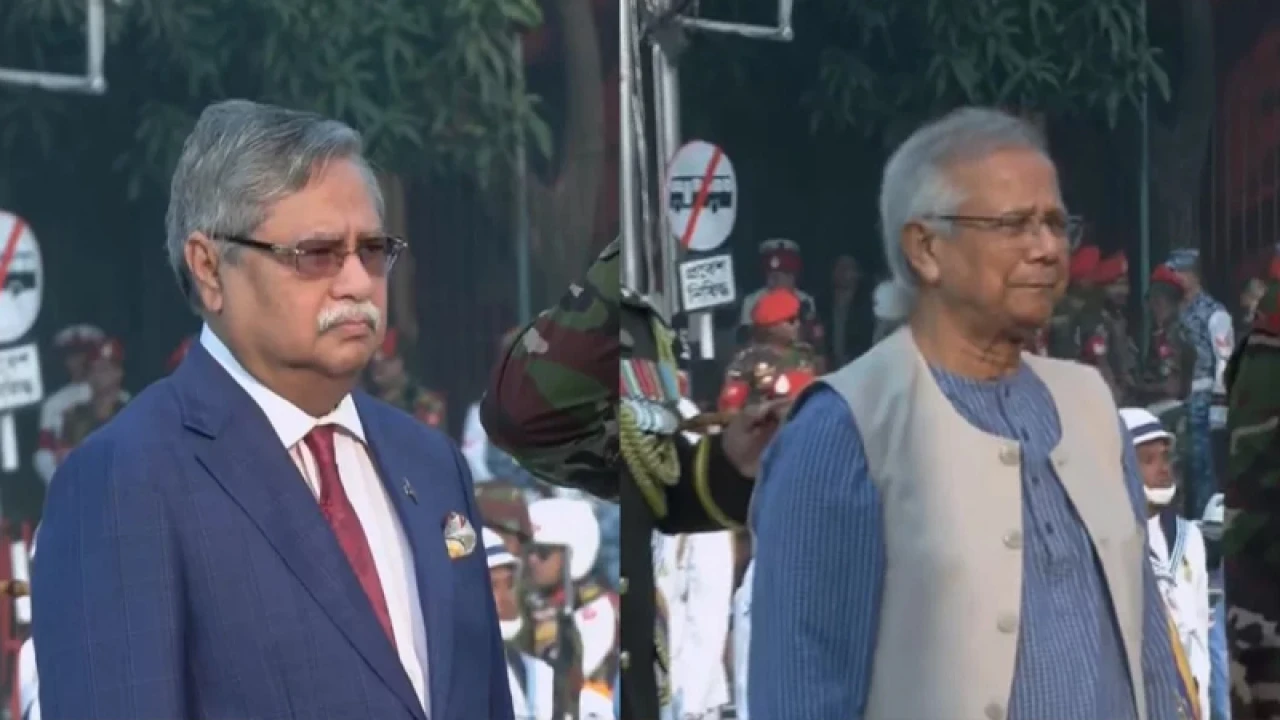 শিখা অনির্বাণে রাষ্ট্রপতি ও প্রধান উপদেষ্টার শ্রদ্ধা