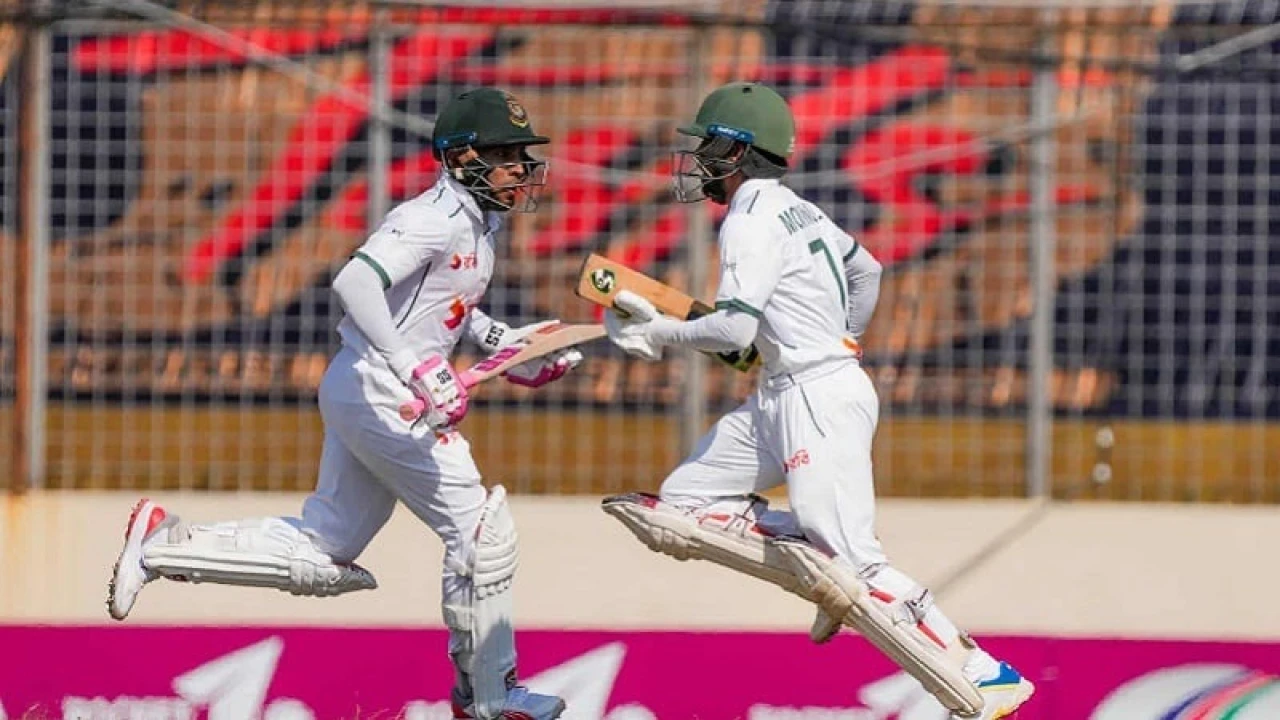 মুমিনুলের ফিফটিতে লিড ৪৫০ পেরিয়েছে বাংলাদেশ