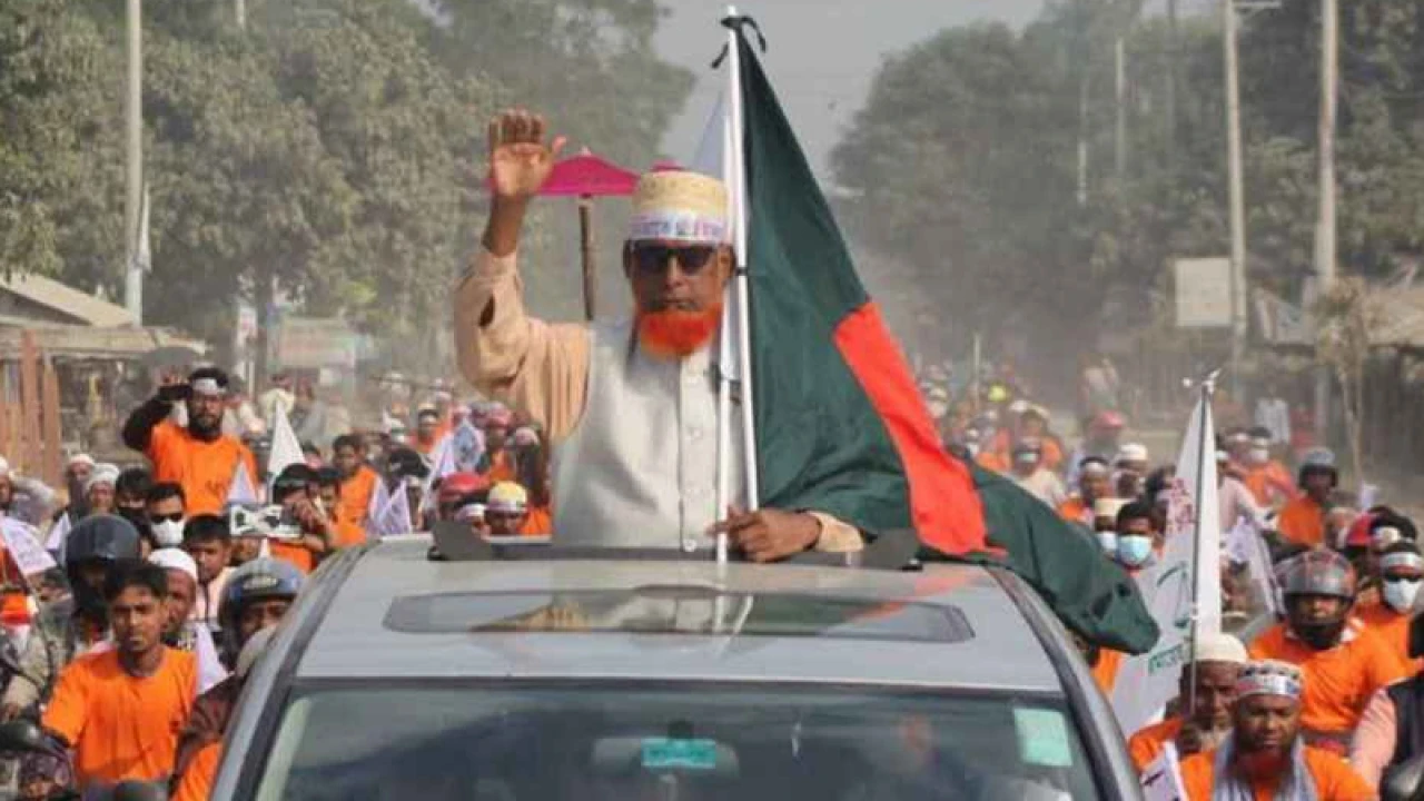 নওগাঁয় জামায়াত প্রার্থী ইঞ্জিনিয়ার এনামুল হকের মোটরসাইকেল শোডাউন