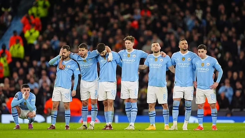 চ্যাম্পিয়নস লিগের কোয়ার্টার ফাইনাল থেকে ম্যানসিটির বিদায়