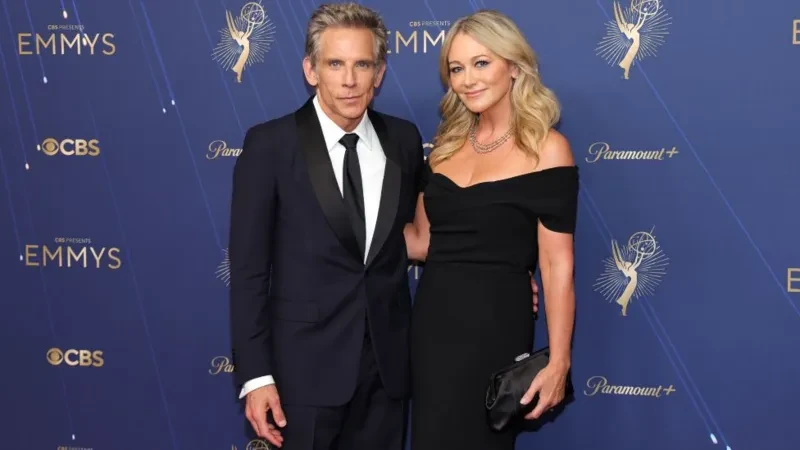 সেভেরেন্স পরিচালক বেন স্টিলার তার স্ত্রী, অভিনেত্রী ক্রিস্টিন টেলরের সাথে ছবি তুলেছেন