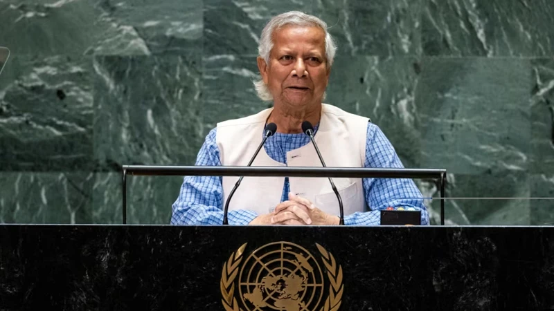 ইসরায়েল-গাজা, ইউক্রেন যুদ্ধের মতো বৈশ্বিক সংকট উঠে আসে তার বক্তব্যে।

'ফিলিস্তিনি জনগণের বিরুদ্ধে মানবতা বিরোধী অপরাধ হচ্ছে' উল্লেখ করে আহ্বান জানান 'সম্পূর্ণ যুদ্ধবিরতির'।