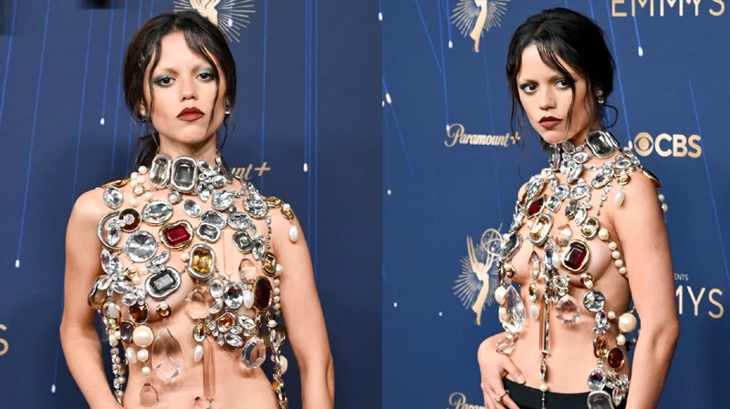 ওয়েন্সডে তারকা জেনা ওর্তেগা ব্যতিক্রমী পোশাকে সবার নজর কাড়েন