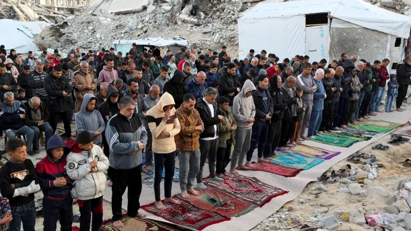 গাজাবাসীর ঈদ